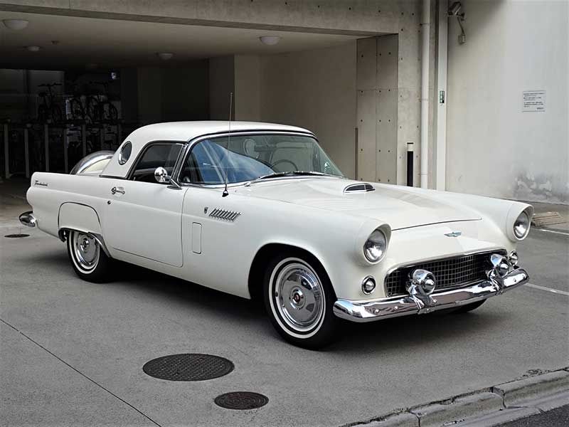 1/18 フォード サンダーバード オープンクーペ ホワイト 1956 Ford